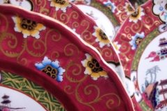 MASON'S #447 CANTON RED-   LUNCH  PLATE   .....   http://jaapiesfinechinastore.com