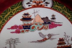 MASON'S #447 CANTON RED-   LUNCH  PLATE   .....   http://jaapiesfinechinastore.com