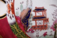 MASON'S #447 CANTON RED-   LUNCH  PLATE   .....   http://jaapiesfinechinastore.com