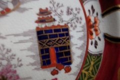 MASON'S #447 CANTON RED-   LUNCH  PLATE   .....   http://jaapiesfinechinastore.com