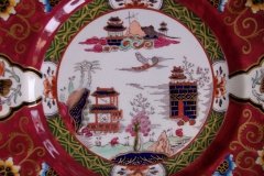 MASON'S #447 CANTON RED-   LUNCH  PLATE   .....   http://jaapiesfinechinastore.com
