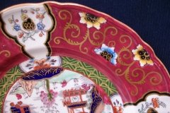 MASON'S #447 CANTON RED-   LUNCH  PLATE   .....   http://jaapiesfinechinastore.com