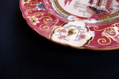 MASON'S #447 CANTON RED-   LUNCH  PLATE   .....   https://www.jaapiesfinechinastore.com