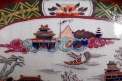 MASON'S #447 CANTON RED-  SERVING PLATTER 11 1/8"   .....   http://jaapiesfinechinastore.com