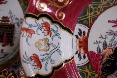 MASON'S #447 CANTON RED-  SERVING PLATTER 11 1/8"   .....   http://jaapiesfinechinastore.com
