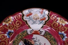 MASON'S #447 CANTON RED-  SERVING PLATTER 11 1/8"   .....   http://jaapiesfinechinastore.com