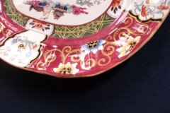 MASON'S #447 CANTON RED-  SERVING PLATTER 11 1/8"   .....   http://jaapiesfinechinastore.com
