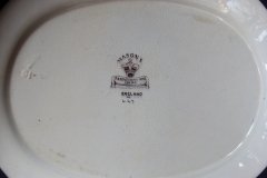 MASON'S #447 CANTON RED-  SERVING PLATTER 11 1/8"   .....   http://jaapiesfinechinastore.com
