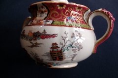 MASON'S #447 CANTON RED-  COVERED SUGAR BOWL   .....   http://jaapiesfinechinastore.com