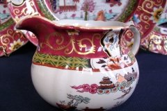 MASON'S #447 CANTON RED-  CREAMER   .....   http://jaapiesfinechinastore.com