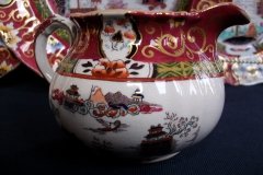 MASON'S #447 CANTON RED-  CREAMER   .....   http://jaapiesfinechinastore.com