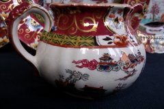 MASON'S #447 CANTON RED-  CREAMER   .....   http://jaapiesfinechinastore.com