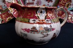 MASON'S #447 CANTON RED-  CREAMER   .....   http://jaapiesfinechinastore.com