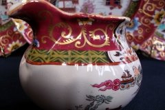 MASON'S #447 CANTON RED-  CREAMER   .....   http://jaapiesfinechinastore.com