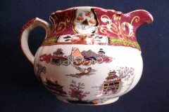 MASON'S #447 CANTON RED-  CREAMER   .....   http://jaapiesfinechinastore.com