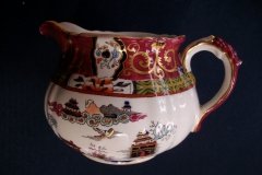 MASON'S #447 CANTON RED-  CREAMER   .....   http://jaapiesfinechinastore.com
