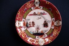 MASON'S #447 CANTON RED- CUP & SAUCER   .....   http://jaapiesfinechinastore.com