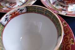 MASON'S #447 CANTON RED-  DEMI  CUP & SAUCER   .....   http://jaapiesfinechinastore.com
