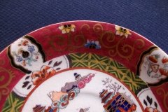 MASON'S #447 CANTON RED-  DEMI  CUP & SAUCER   .....   http://jaapiesfinechinastore.com