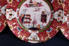 MASON'S #447 CANTON RED-   DINNER  PLATE   .....   https://www.jaapiesfinechinastore.com