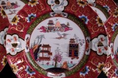MASON'S #447 CANTON RED-   DINNER  PLATE   .....   http://jaapiesfinechinastore.com