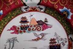 MASON'S #447 CANTON RED-   DINNER  PLATE   .....   http://jaapiesfinechinastore.com