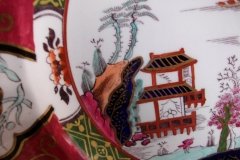 MASON'S #447 CANTON RED-   DINNER  PLATE   .....   http://jaapiesfinechinastore.com
