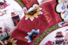 MASON'S #447 CANTON RED-   DINNER  PLATE   .....   http://jaapiesfinechinastore.com