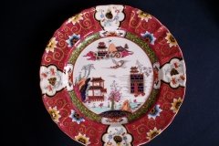 MASON'S #447 CANTON RED-   DINNER  PLATE   .....   http://jaapiesfinechinastore.com