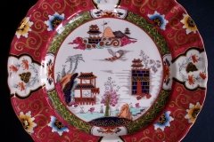 MASON'S #447 CANTON RED-   DINNER  PLATE   .....   http://jaapiesfinechinastore.com