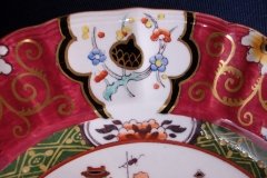 MASON'S #447 CANTON RED-   DINNER  PLATE   .....   http://jaapiesfinechinastore.com