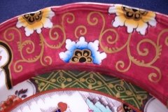 MASON'S #447 CANTON RED-   DINNER  PLATE   .....   http://jaapiesfinechinastore.com