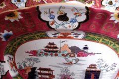 MASON'S #447 CANTON RED-  SERVING PLATTER 16  1/4"   .....   http://jaapiesfinechinastore.com