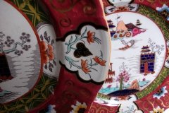 MASON'S #447 CANTON RED-  SERVING PLATTER 16  1/4"   .....   http://jaapiesfinechinastore.com
