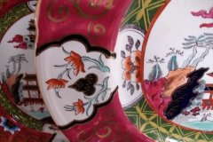 MASON'S #447 CANTON RED-  SERVING PLATTER 16  1/4"   .....   http://jaapiesfinechinastore.com