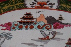MASON'S #447 CANTON RED-  SERVING PLATTER 16  1/4"   .....   http://jaapiesfinechinastore.com