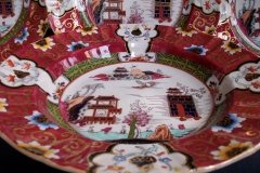 MASON'S CANTON RED #447- LARGE SOUP PLATE  10  3/8 "   .....   http://jaapiesfinechinastore.com