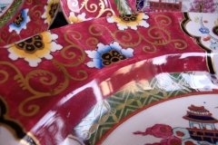 MASON'S CANTON RED #447- LARGE SOUP PLATE  10  3/8 "   .....   http://jaapiesfinechinastore.com