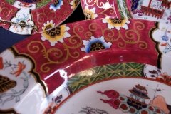 MASON'S CANTON RED #447- LARGE SOUP PLATE  10  3/8 "   .....   http://jaapiesfinechinastore.com