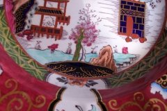 MASON'S CANTON RED #447- LARGE SOUP PLATE  10  3/8 "   .....   http://jaapiesfinechinastore.com