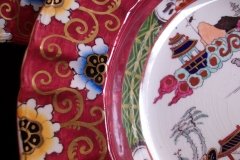 MASON'S CANTON RED #447- LARGE SOUP PLATE  10  3/8 "   .....   http://jaapiesfinechinastore.com