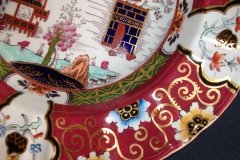 MASON'S CANTON RED #447- LARGE SOUP PLATE  10  3/8 "   .....   http://jaapiesfinechinastore.com