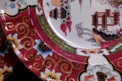 MASON'S CANTON RED #447- LARGE SOUP PLATE  10  3/8 "   .....   http://jaapiesfinechinastore.com