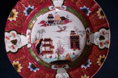 MASON'S CANTON RED #447- LARGE SOUP PLATE  10  3/8 "   .....   https://www.jaapiesfinechinastore.com