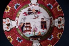 MASON'S CANTON RED #447- LARGE SOUP PLATE  10  3/8 "   .....   http://jaapiesfinechinastore.com