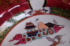 MASON'S CANTON RED #447- LARGE SOUP PLATE  10  3/8 "   .....   https://www.jaapiesfinechinastore.com