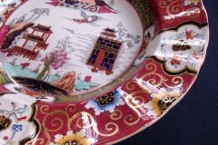 MASON'S CANTON RED #447- LARGE SOUP PLATE  10  3/8 "   .....   http://jaapiesfinechinastore.com