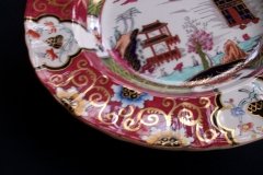 MASON'S CANTON RED #447- LARGE SOUP PLATE  10  3/8 "   .....   http://jaapiesfinechinastore.com