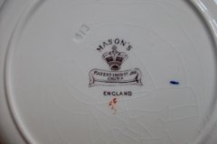 MASON'S CANTON RED #447- LARGE SOUP PLATE  10  3/8 "   .....   http://jaapiesfinechinastore.com
