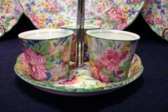 MIDWINTER BRAMA-  EGG CUPS & HANDLED TRAY  ..... http://jaapiesfinechinastore.com